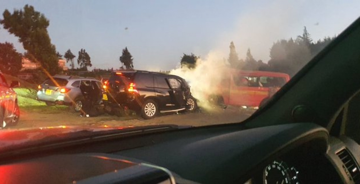 Tuju Airlifted to Nairobi After Head-On Collision Accident