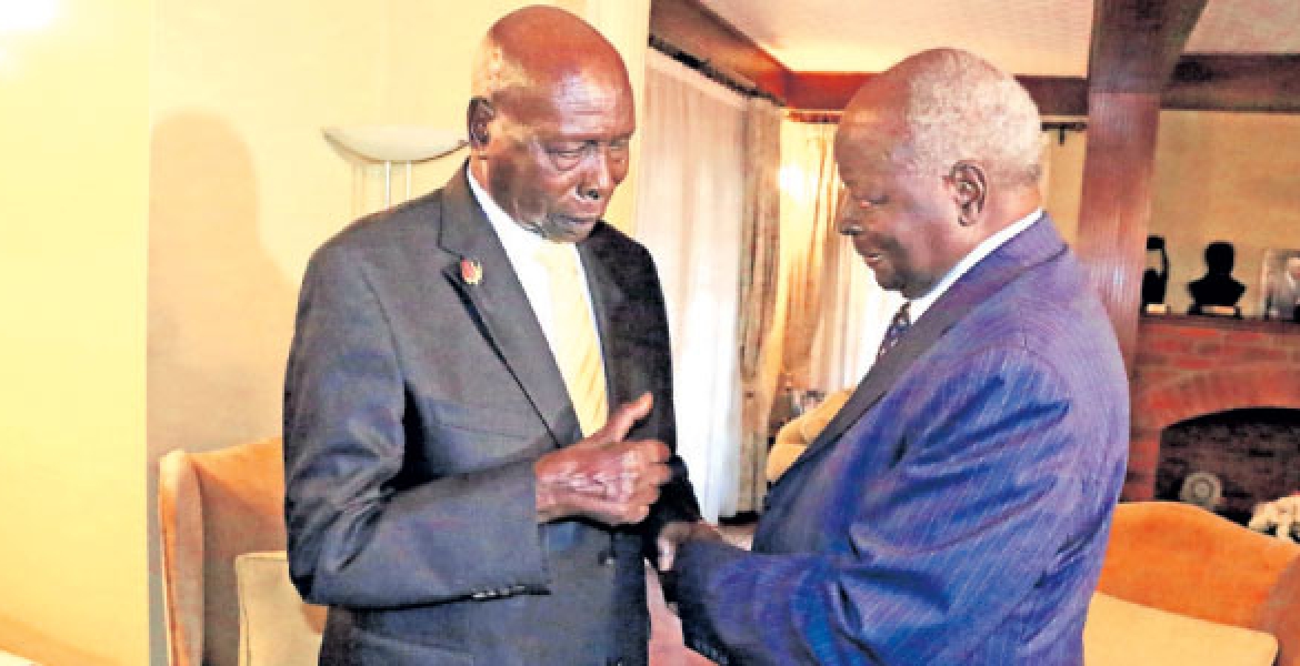Kibaki Mourns the Death of His Predecessor Daniel Arap Moi