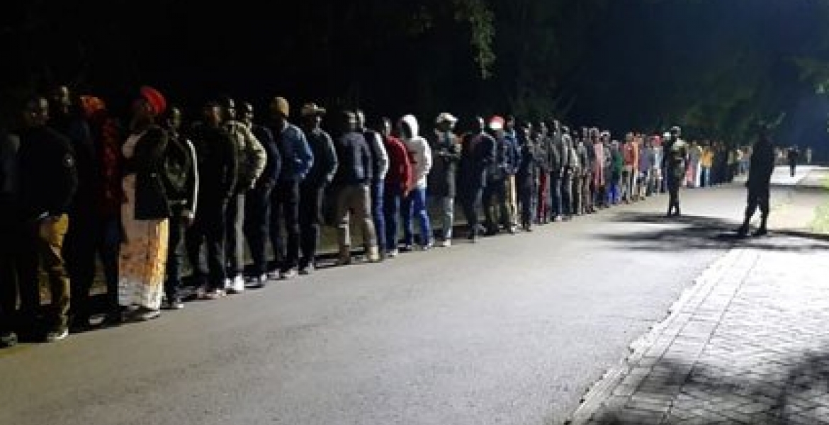 PHOTOS: Thousands of Mourners Arrive at Kabarak for Moi's Final Send-Off