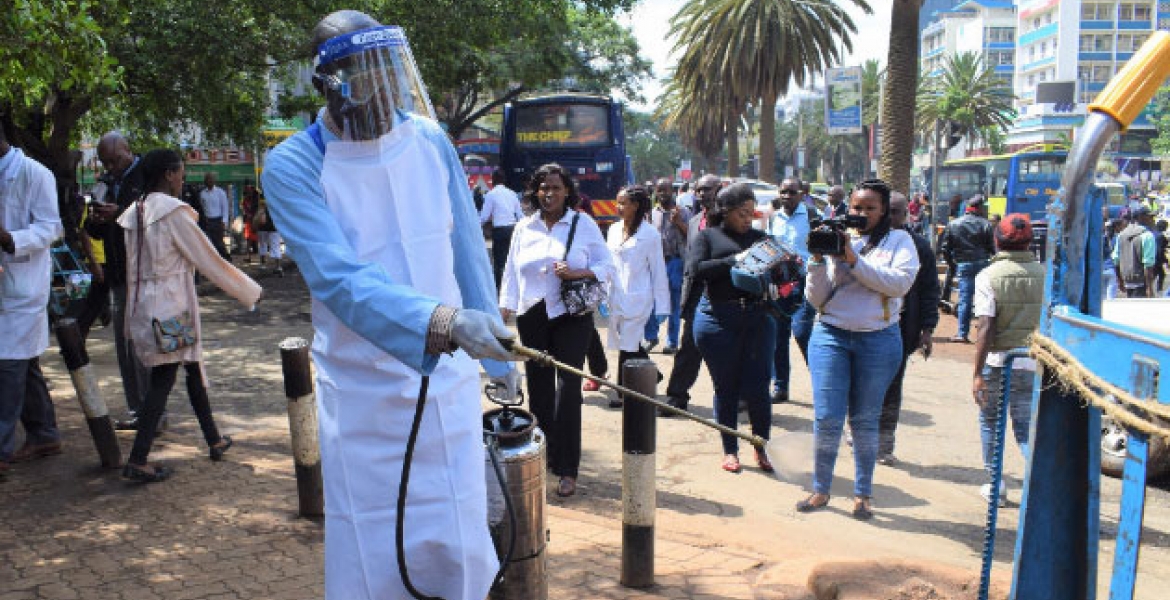 Nairobi CBD Fumigated to Control Spread of Coronavirus