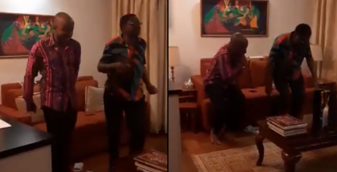 VIDEO of Senator Orengo Engaging in Dancing Contest with Son Wows Kenyans