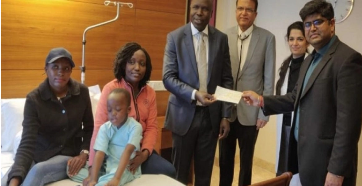 Uhuru Pays Sh3.5 Million Hospital Bill for 5-Year-Old Kenyan Boy Stuck in India