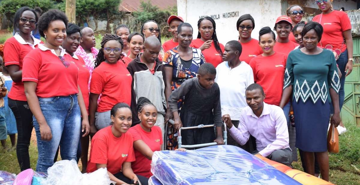 Username Investments Ladies Celebrate International Women's Day By Sharing Love with a Needy Family in Embu