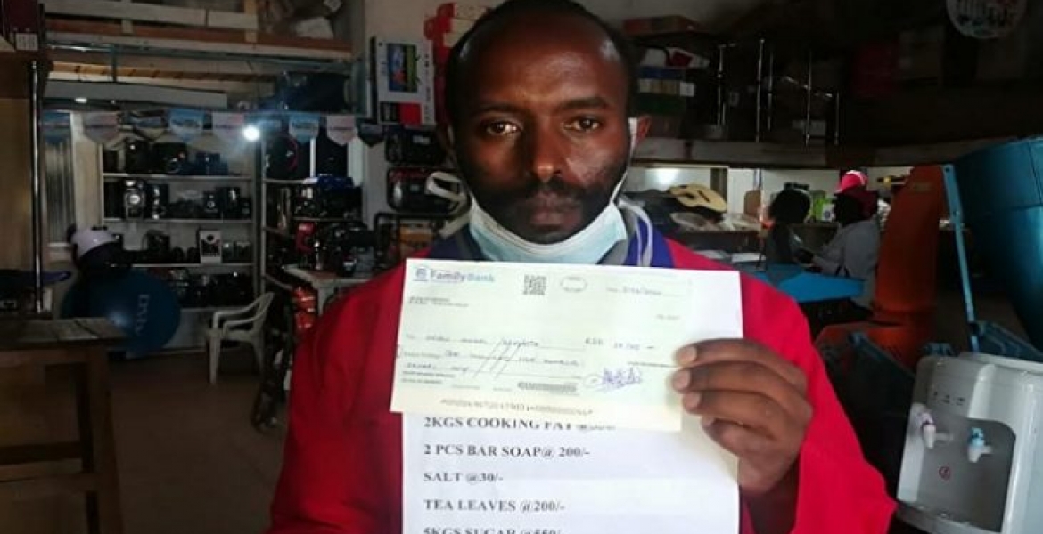 Kenyan Man Writes Sh10,500 Personal Check to President Uhuru for Combating Covid-19