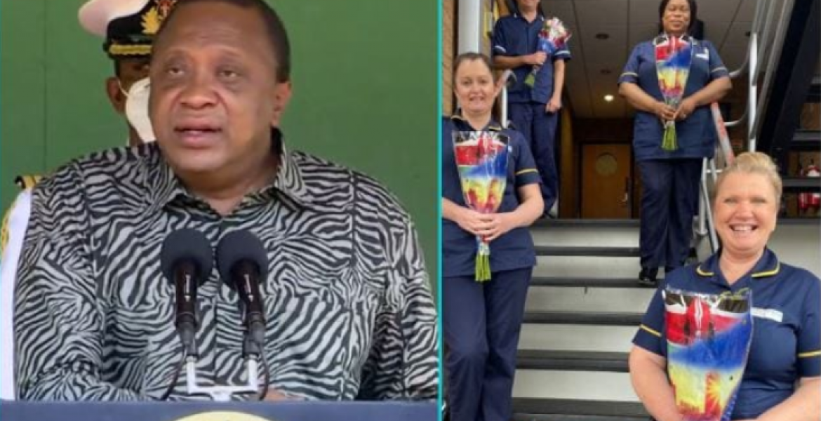 Uhuru Loses His Cool over UK Flowers Gift, Asks Kenyans Online to Stop Posting ‘Nonsense’