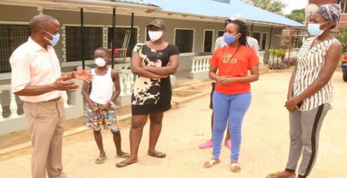 Juma (left) and some of his tenants Another Kenyan Landlord Waives Sh100,000 Rent for His Tenants, Says 'Money Isn’t Everything'