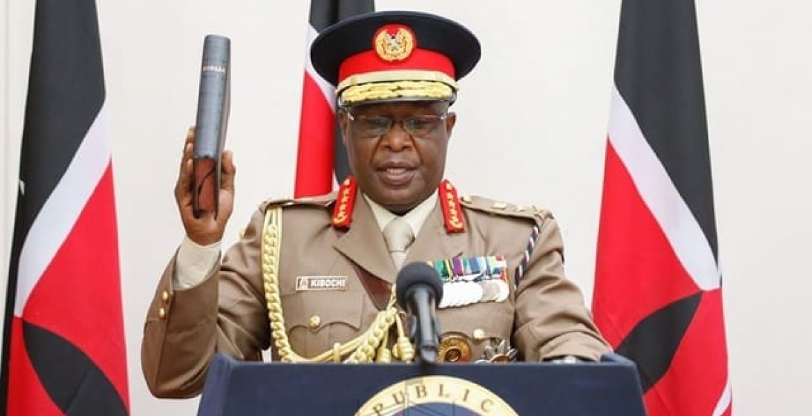 General Robert Kibochi Sworn-In as New Kenyan Military Chief