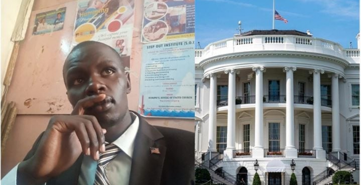 Americans ‘Panic’ as Kenyan Man from Nyeri Asks Protestors to Burn the White House