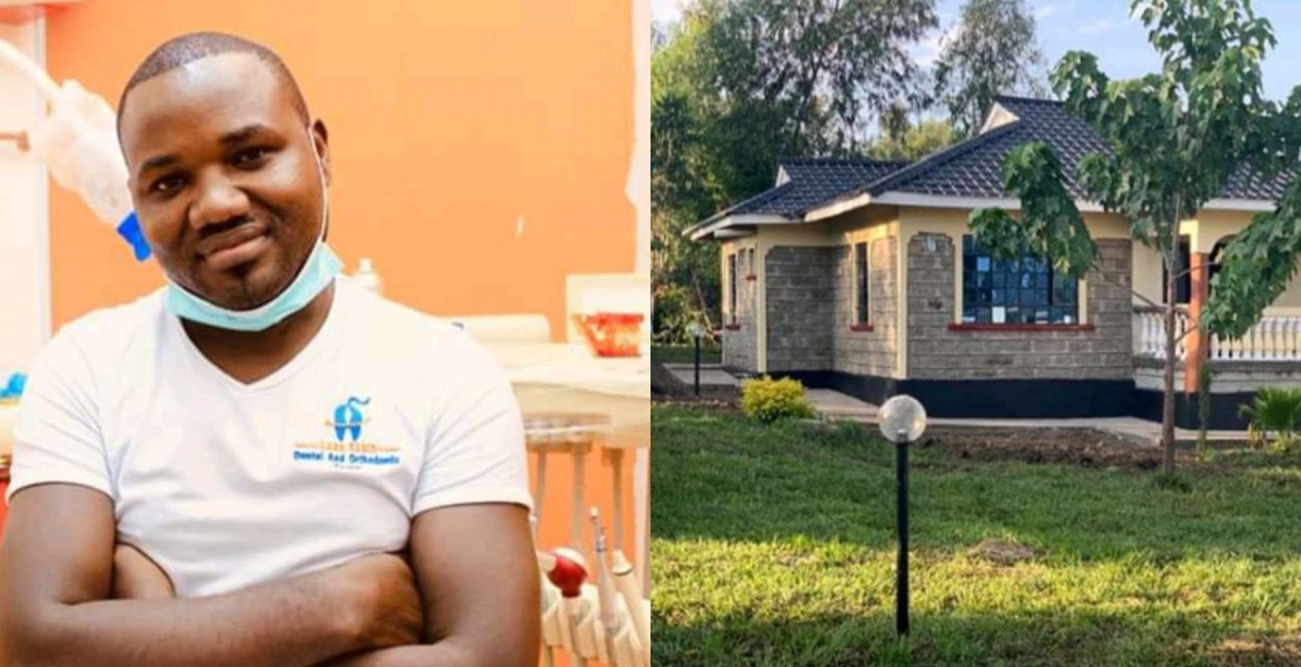After Growing Up in Poverty, Kenyan Man Gifts Mum New House on Her 55th Birthday