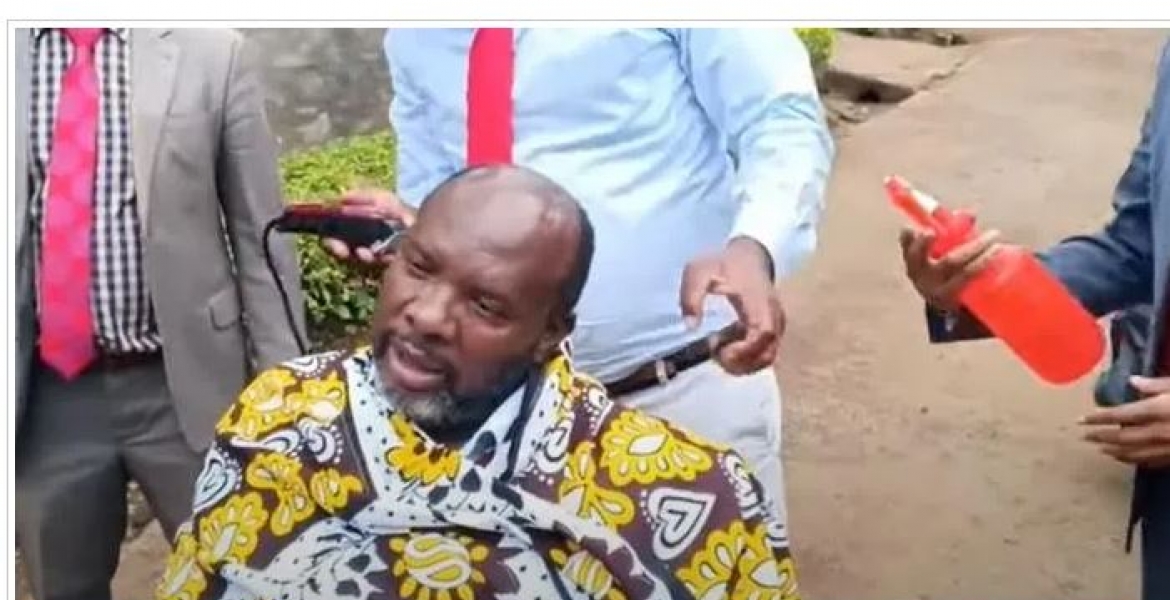 Kirinyaga MCA Shaves Head, Beard to Celebrate Governor Waiguru’s Impeachment