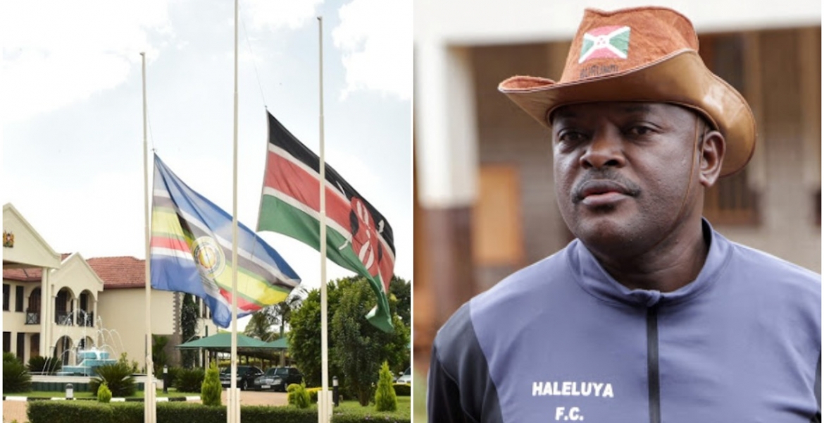 Uhuru Orders Kenyan, EAC Flags Flown at Half-Mast in Honor of Late Burundi President Nkurunziza