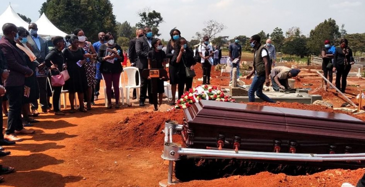 Gospel Singer Ruth Matete Finally Buries Nigerian Husband in Nairobi