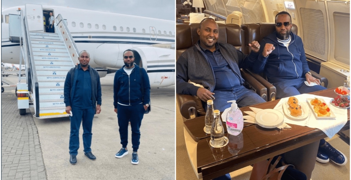 Joho Hires Lavish Private Jet to Visit Ailing Raila in Dubai