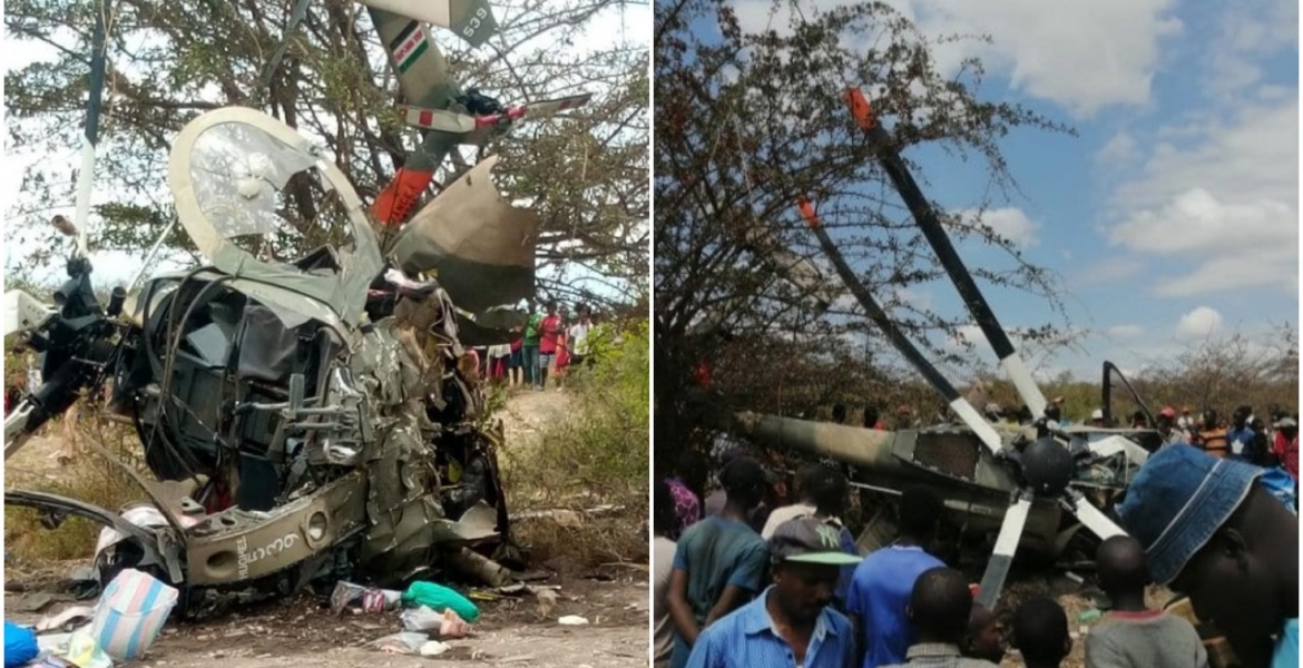 Two Killed After Kenyan Military Helicopter Recently Acquired from the US Crashes