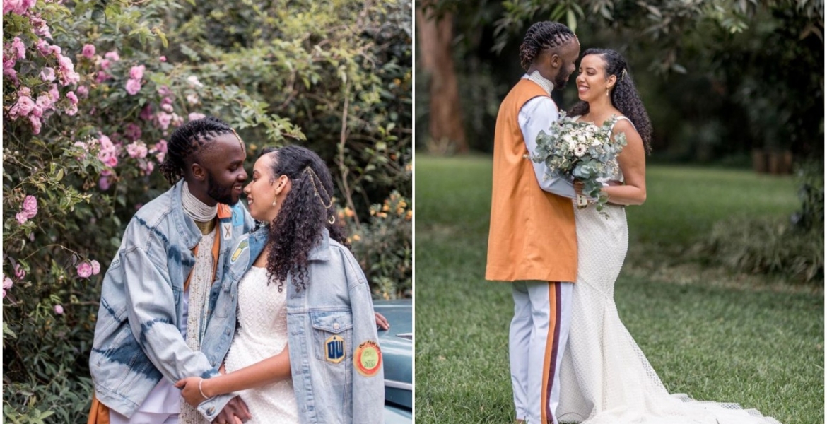 Lupita Nyongo’s Brother, Junior Nyong'o, Weds Long-Time Australian-Born Girlfriend Wanja Wahoro