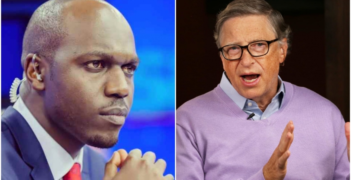Kenyans Online Wowed After Larry Madowo Interviews Bill Gates