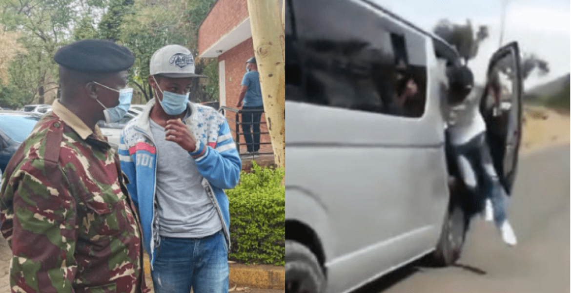 Reckless Kenyan Man Videotaped Performing Dangerous Stunts while Driving Arrested
