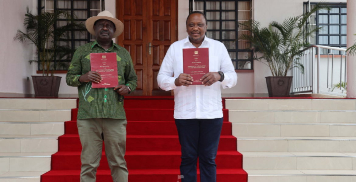 Uhuru, Raila Receive Final BBI Report Ahead of Official Launch