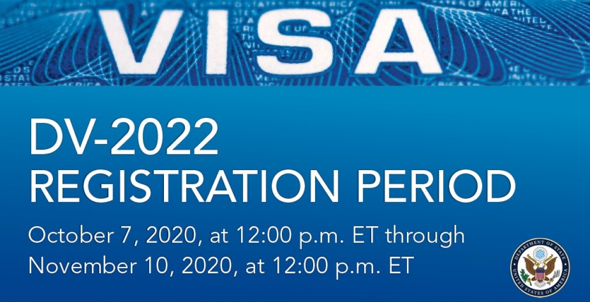 DV-2022: Registration for the 2022 Diversity Visa Program (Green Card Lottery) Opens