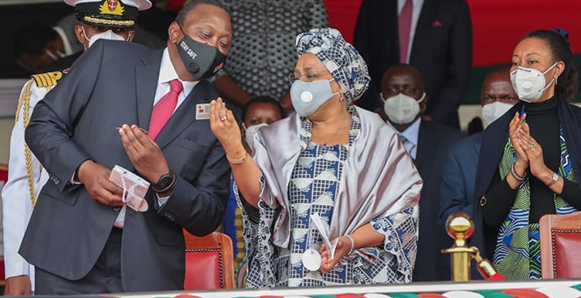 Uhuru, Margaret Kenyatta Become the First Kenyans to Receive Huduma Namba Cards