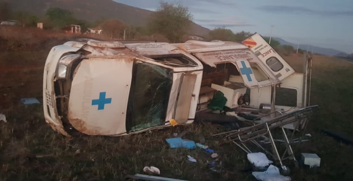 Patient Dies After Ambulance Accident on Nairobi-Mombasa Highway
