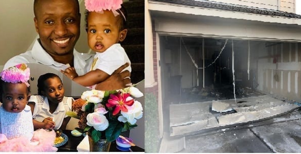 Kenyan Family's House in Houston, Texas Burned Down [PHOTOS]