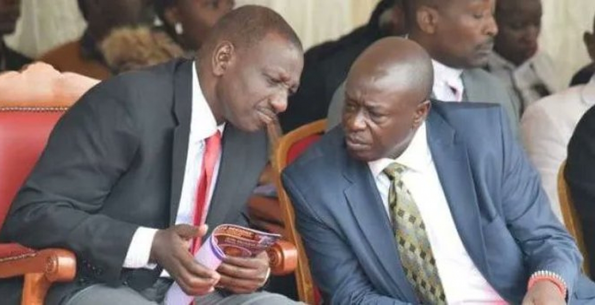 Ruto Defends MP Rigathi Gachagua over Sh12.5 Billion Tender Scam