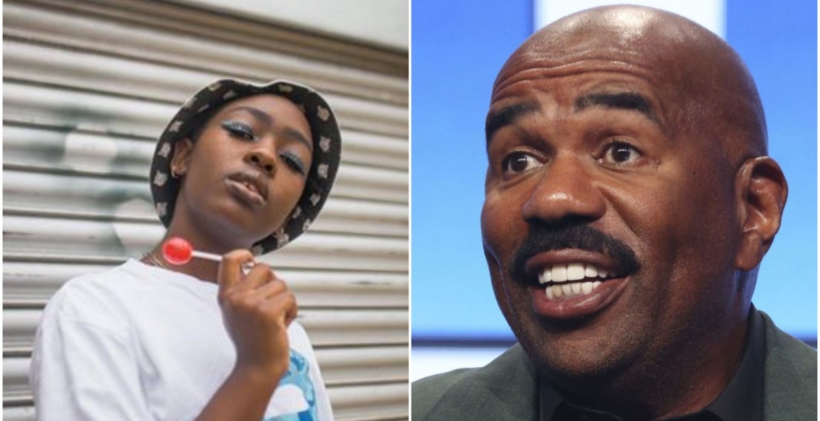 US Comedian Steve Harvey 'Endorses' 19-year-old Kenyan Comedian Elsa Majimbo