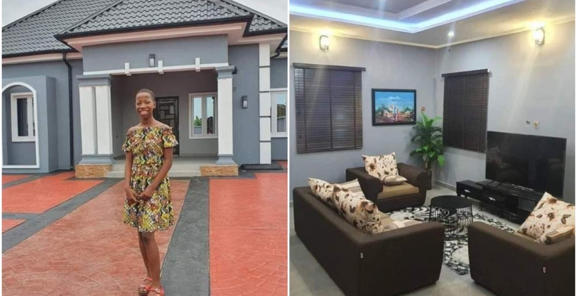 10-year-old Nigerian Comedian Emmanuella Builds Stunning Mansion for Her Mother