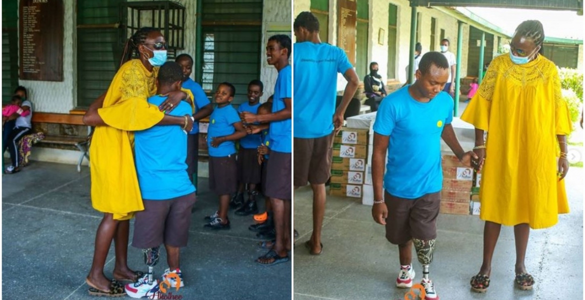 'Let Him Go Back to the Streets Where I Found Him': Akothee Disowns 'Adopted' Son Shadrack Mwita