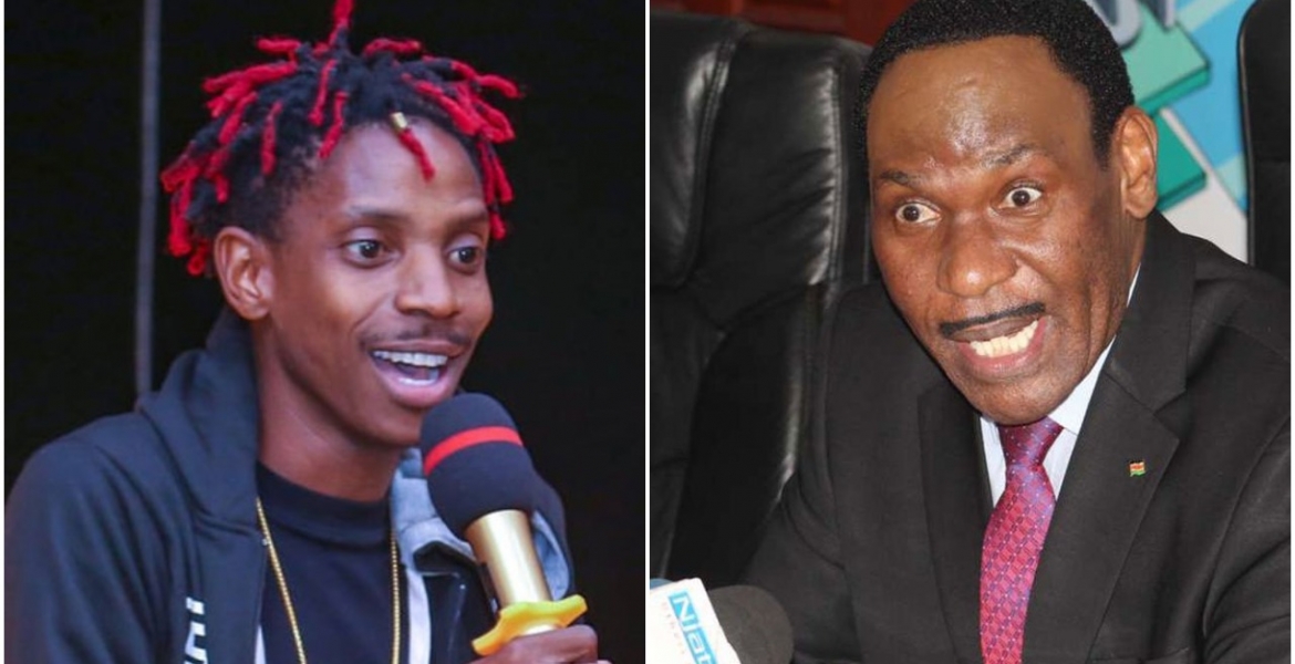 Comedian Eric Omondi Hits Back as ‘Moral Police’ Ezekiel Mutua over Unrated Content