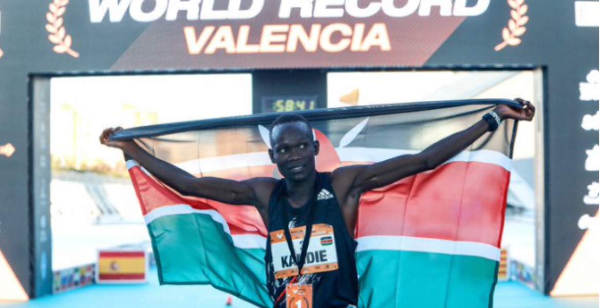 Kenya's Kandie Kibiwott Smashes Half Marathon World Record in Spain