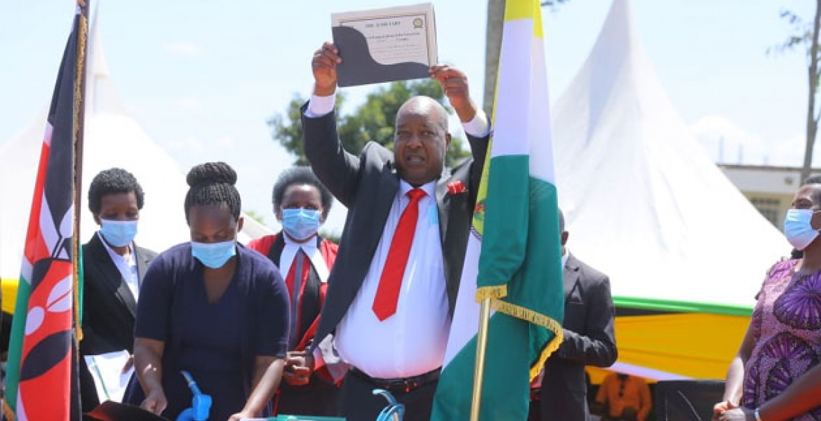 Amos Nyaribo Sworn-In as New Nyamira County Governor