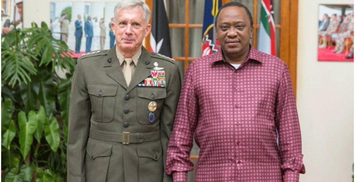Uhuru Holds Talks with High Ranking US Military Commander