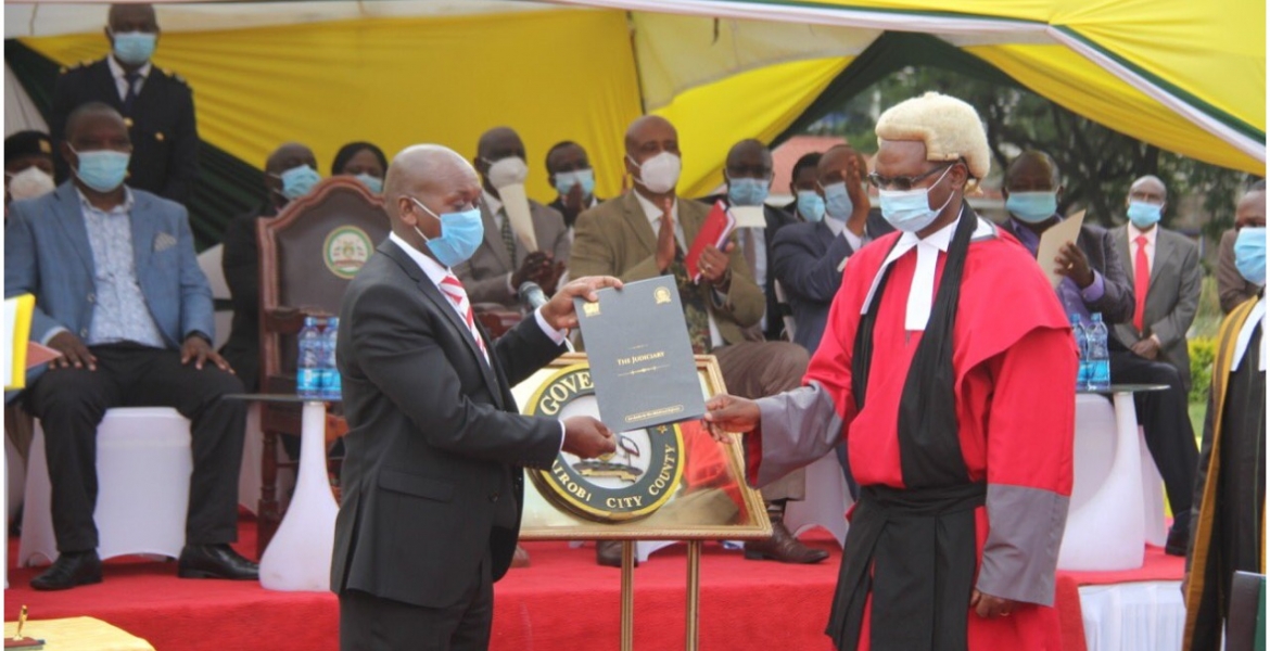 Speaker Benson Mutura Sworn-In as Acting Nairobi Governor