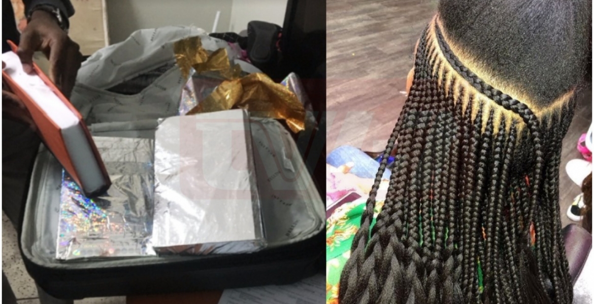 Meth and Cocaine Disguised as Books and Hair Braids Seized at JKIA