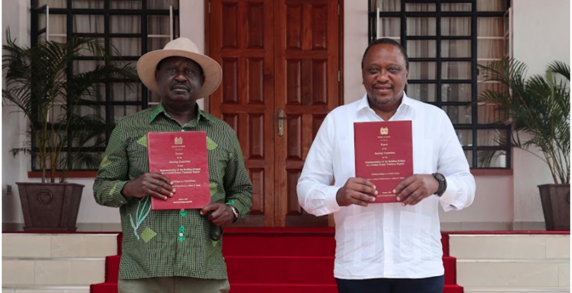 Uhuru, Raila Names Missing in BBI Verified Signatures