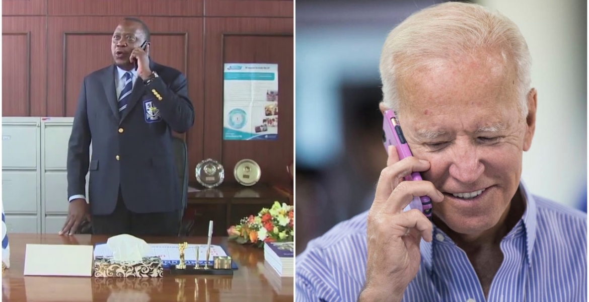 US President Biden Holds Second Phone Conversation with Uhuru Kenyatta