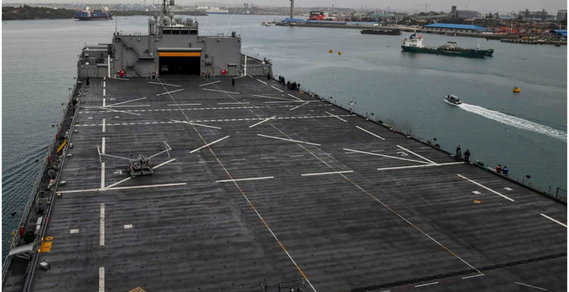 US Navy Ship USS Hershel Williams Deployed to Mombasa Port