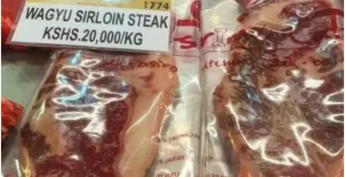 Special Beef Retailing at Sh20,000 Per Kilogram in Nairobi