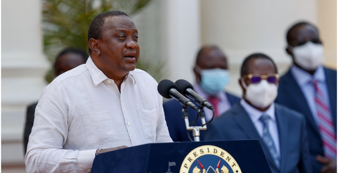 Uhuru Bans All Political Gatherings, Extends Nationwide Curfew to Combat COVID-19