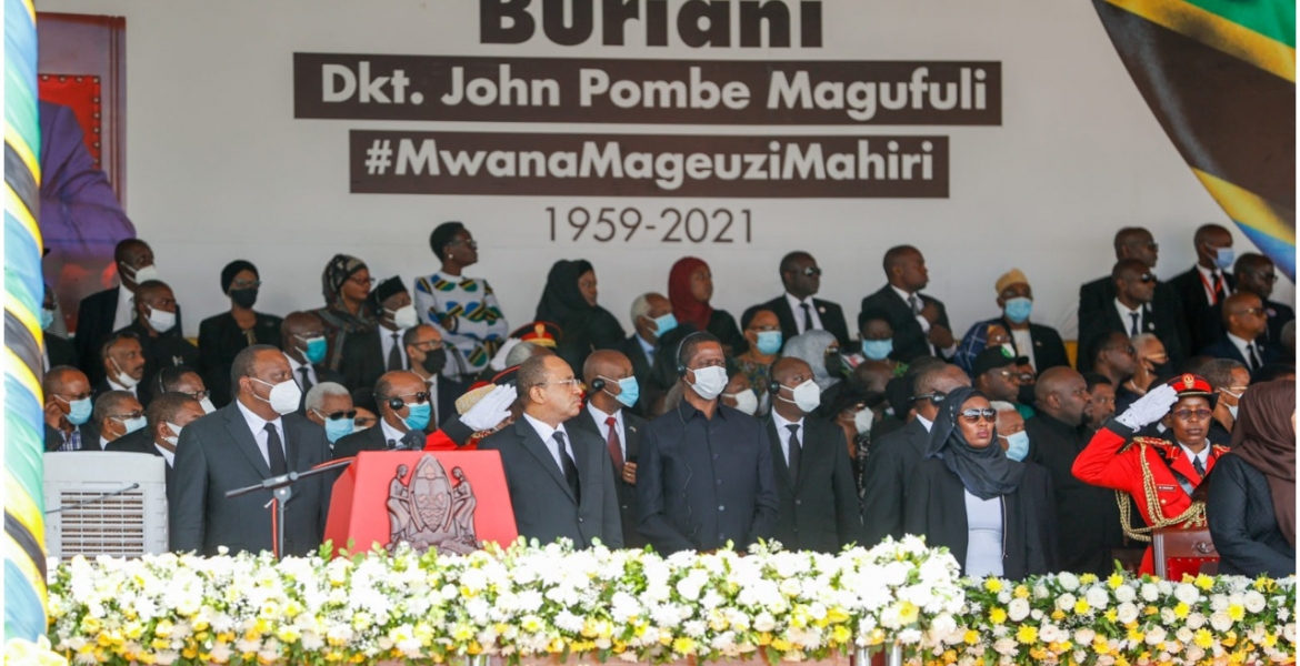 President Uhuru Attends Magufuli’s State Funeral in Tanzania