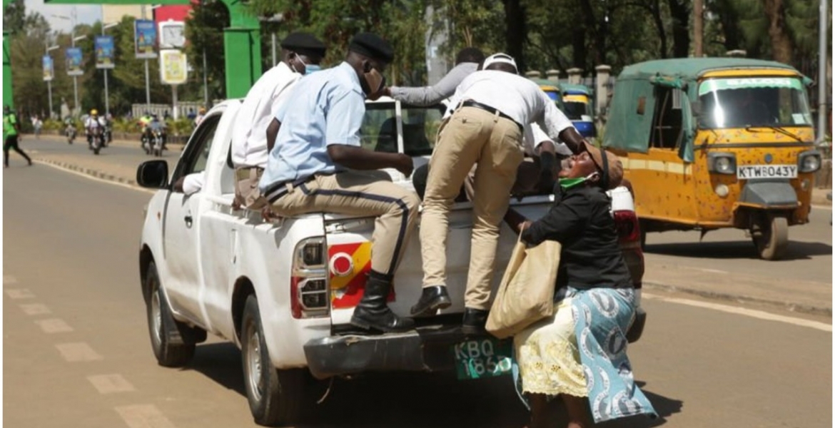 12 County Askaris Suspended for Dragging Female Hawker Behind Speeding Vehicle