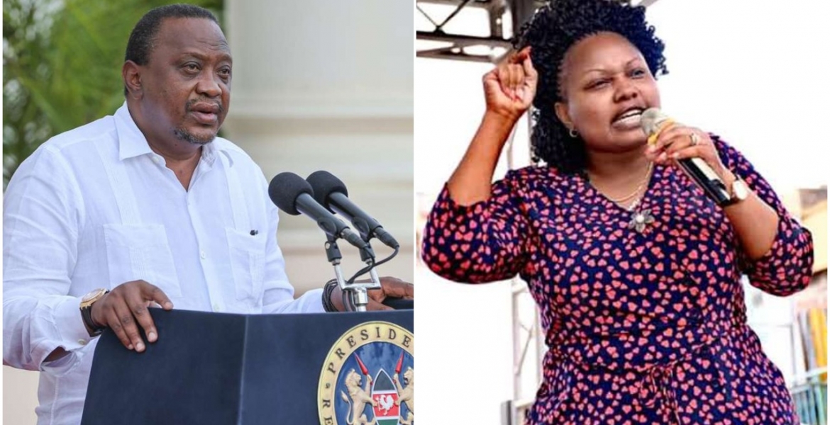 Senator Millicent Omanga Slams President Uhuru After He Locks Down Five Counties