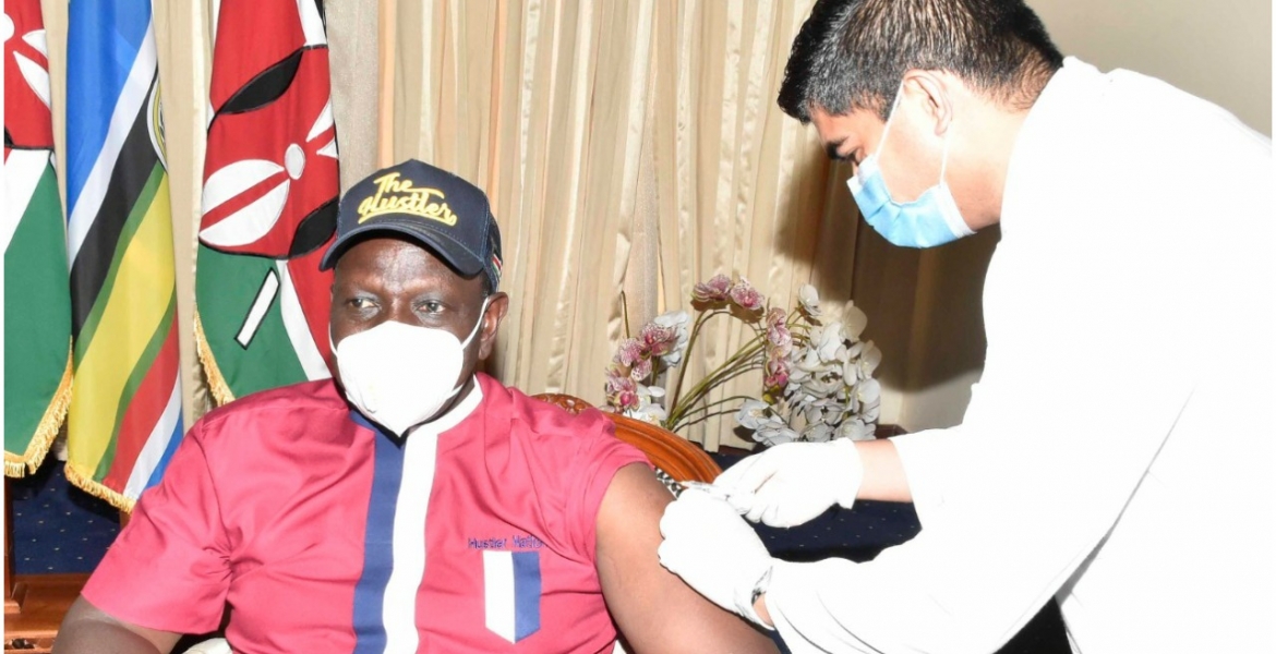 Ruto Explains Why He was Inoculated with Sputnik V Covid-19 Jab Instead of AstraZeneca