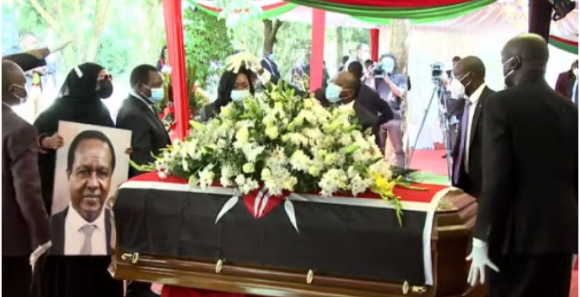 Late Kiambaa MP Paul Koinange Buried in Emotional Sendoff