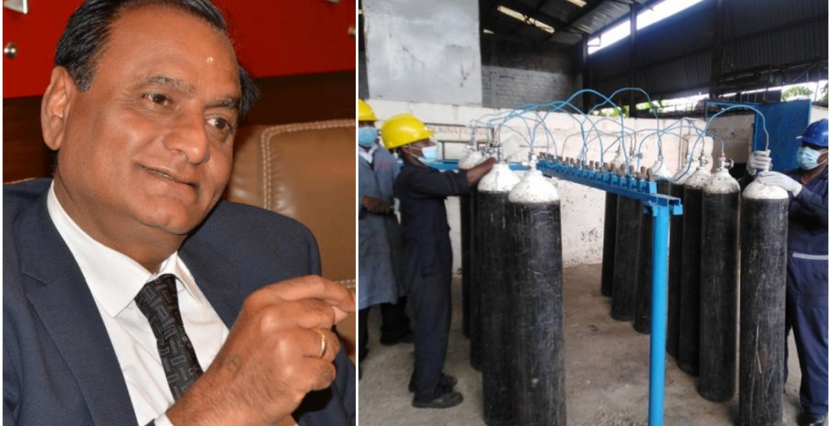 Billionaire Narendra Raval Pledges to Supply Free Oxygen to Kenya Gov’t Hospitals Until COVID-19 is Wiped Out