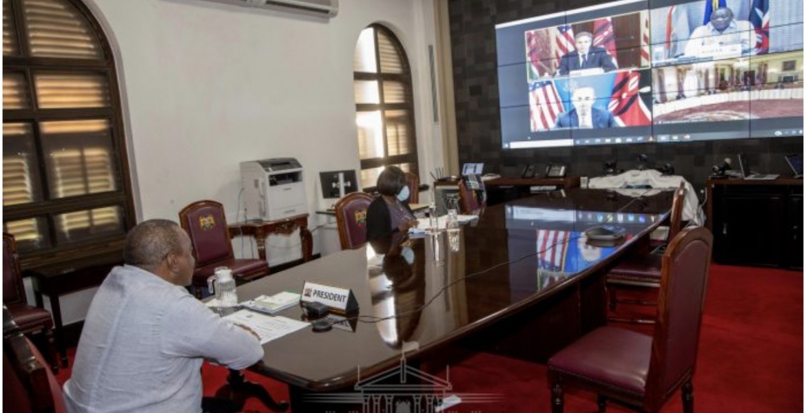 Uhuru Holds Talks with US Secretary of State, UK Prime Minister