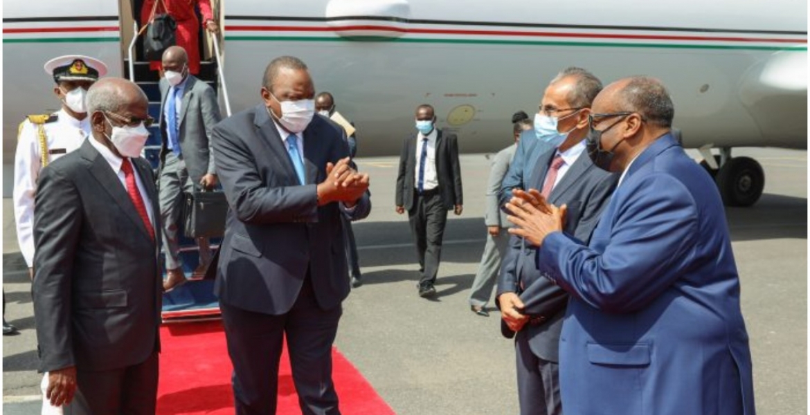 Uhuru Attends President Omar Guelleh’s Inauguration in Djibouti