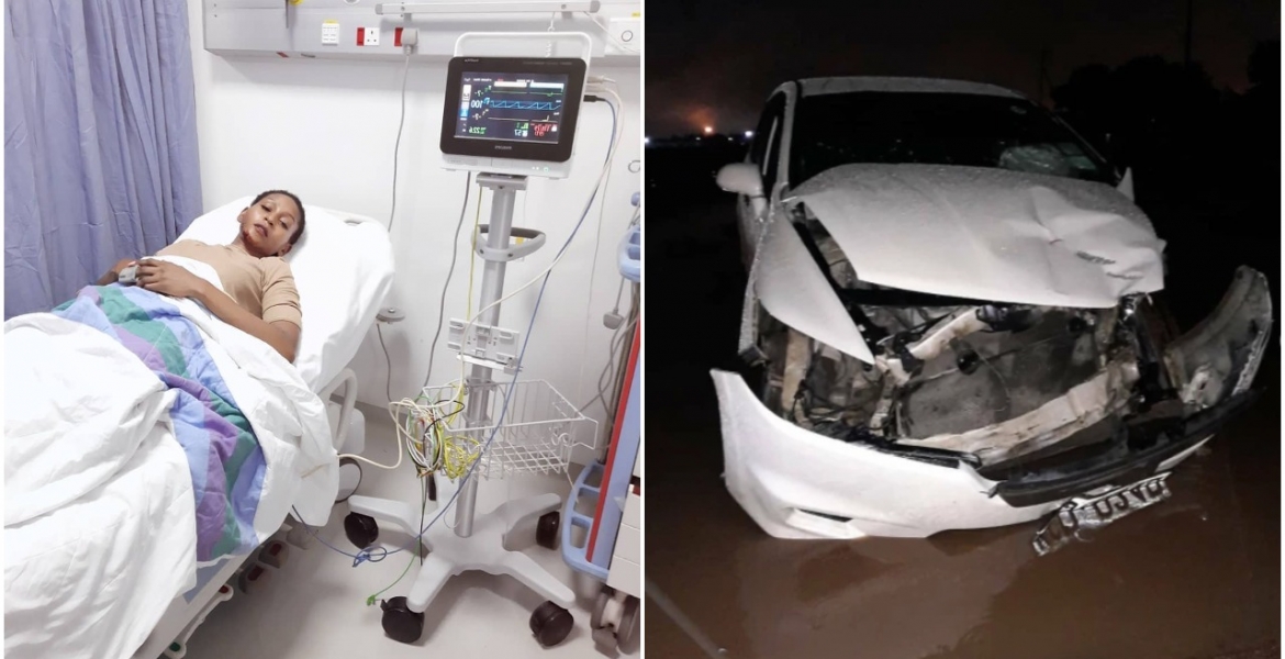 Kenyan Actress Brenda Michelle Hospitalized After Accident Involving Cargo Train